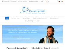 Tablet Screenshot of daniel-hertlein.de